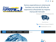 Tablet Screenshot of casacerro.com.mx
